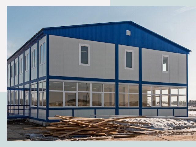 Строительство магазинов в Мысках