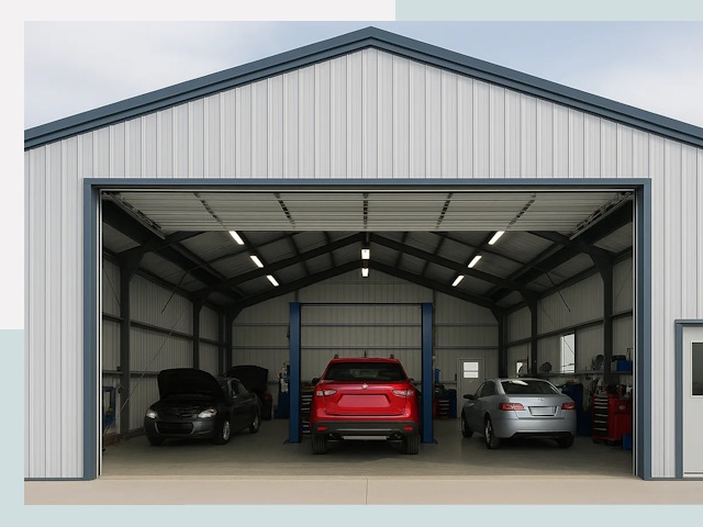 Ангары из сэндвич панелей от 609 руб. в Мыски