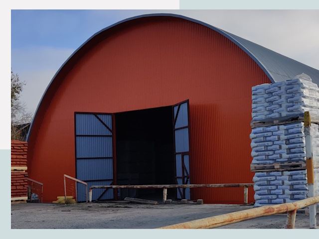 Полукруглые ангары по цене от 609 руб. в Мыски