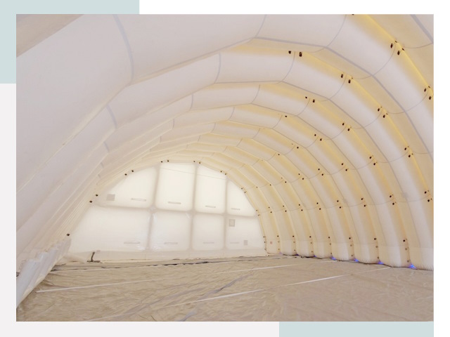 Пневмокаркасные ангары в Мысках