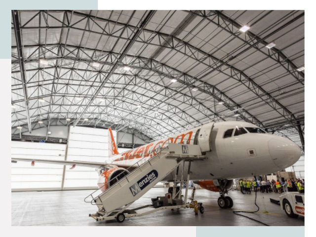 Авиационные ангары в Мысках