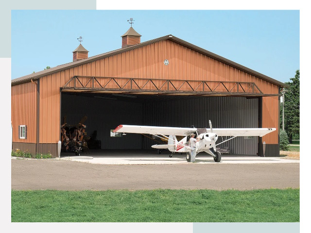 Ангары для самолетов в Мысках