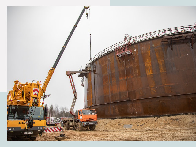 Монтаж резервуаров в Мысках от 609 руб. за м³