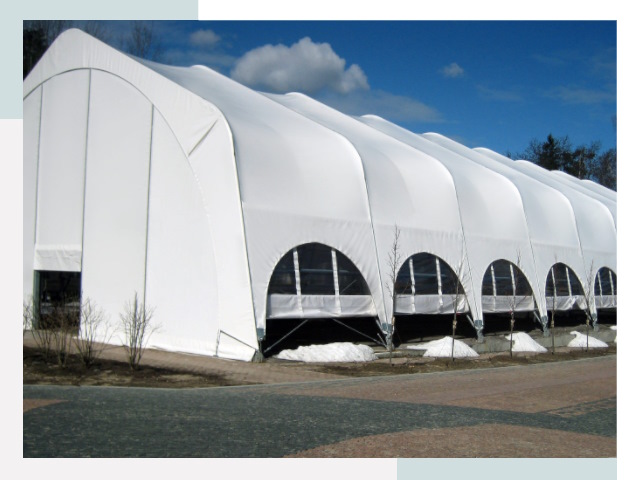 Каркасно-тентовые сооружения в Мысках
