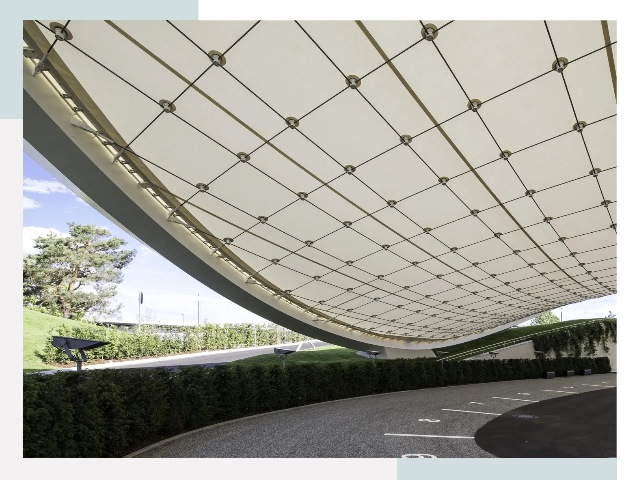 Мембранные конструкции в Мысках