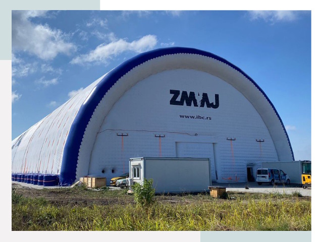 Брендирование ангаров в Мысках